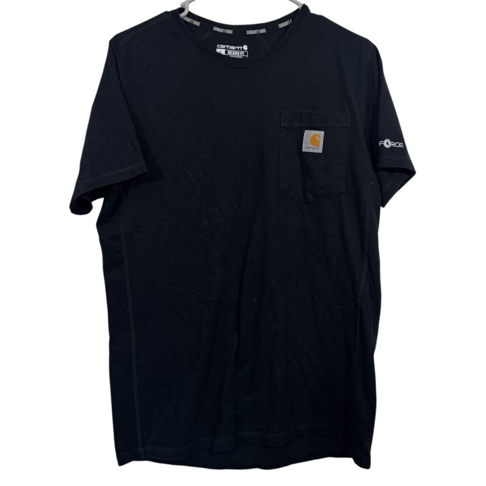 Carhartt Black Relaxed Fit Short Sleeve T-Shirt